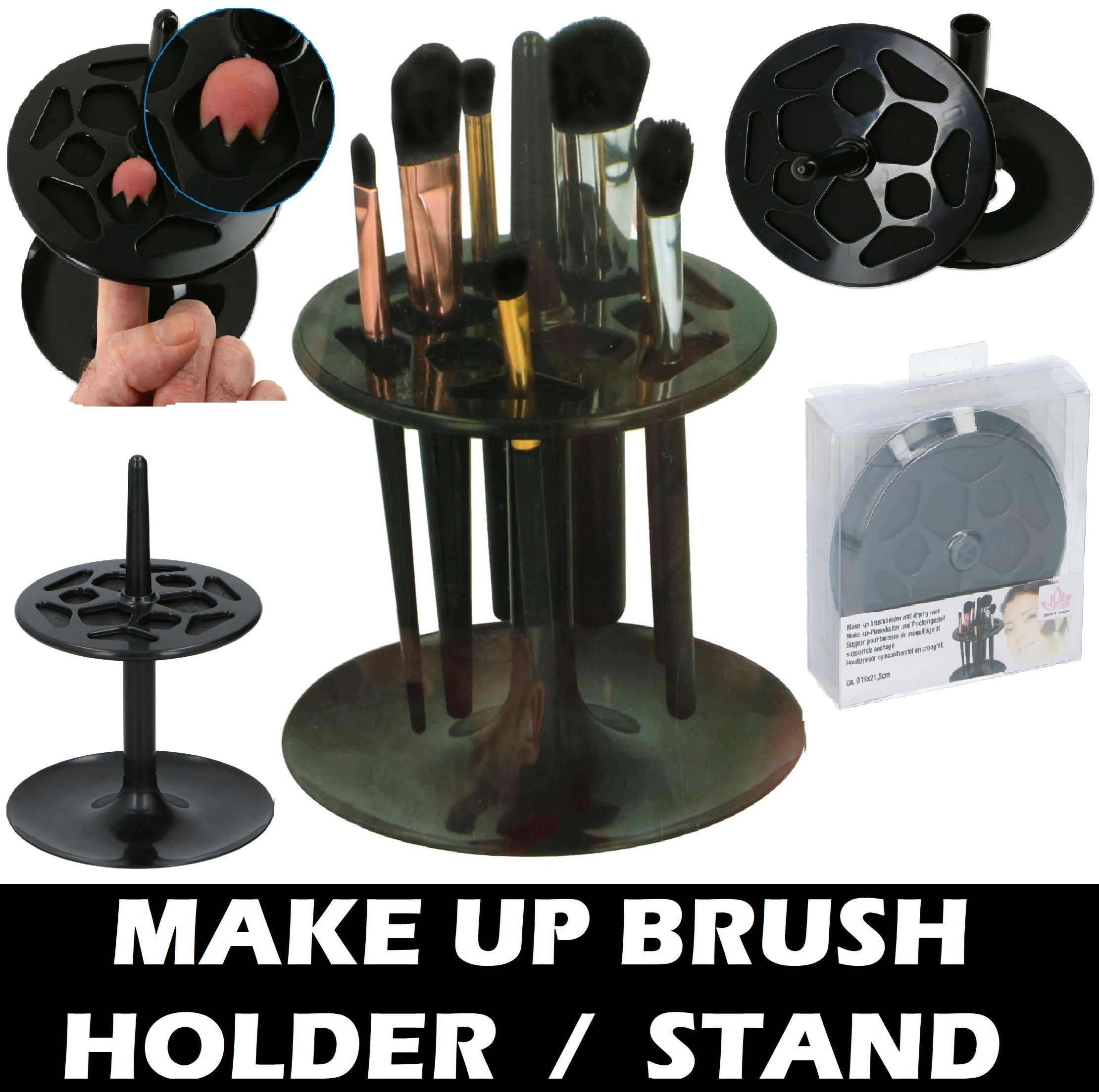 Make Up Brush Holder Stand Dryer Box Organiser Rack Pot Carousel Storage Paint Make Up Brush Holder Stand Dryer Box Organiser Rack Pot Carousel Storage Paint